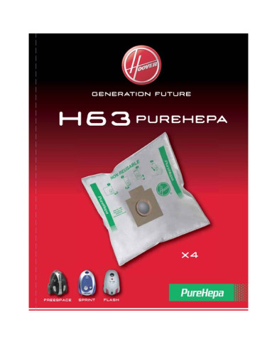 HOOVER SACOS ASPIRADOR CAPTURE CP70/BV71 MICRO FIBRA HOOVER SACOS ASPIRADOR CAPTURE CP70/BV71 MICRO FIBRA