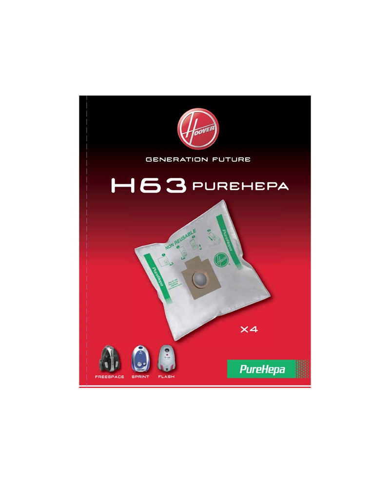 HOOVER SACOS ASPIRADOR CAPTURE CP70/BV71 MICRO FIBRA
