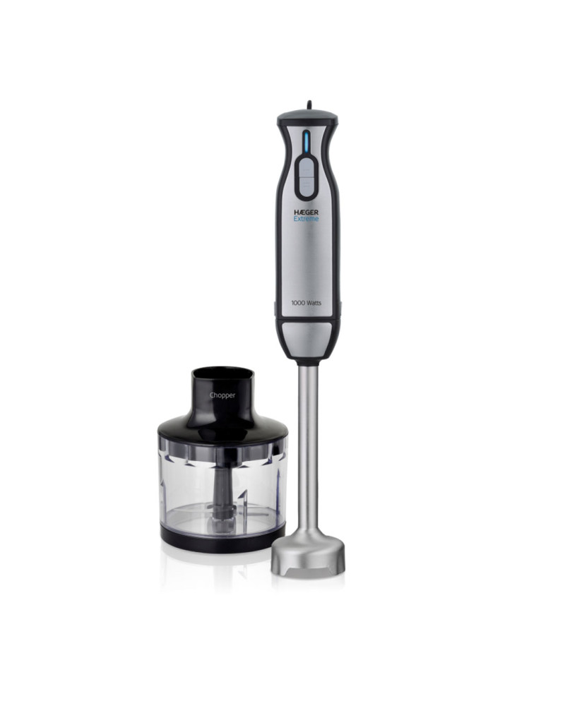 HAEGER VARINHA PE INOX 1000W C/PICADORA PRETA/INOX