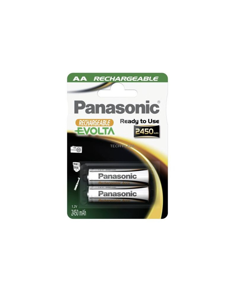 PANASONIC PILHAS RECARREGAVEIS AA/P6 2450MHA BLISTER 2 PILH