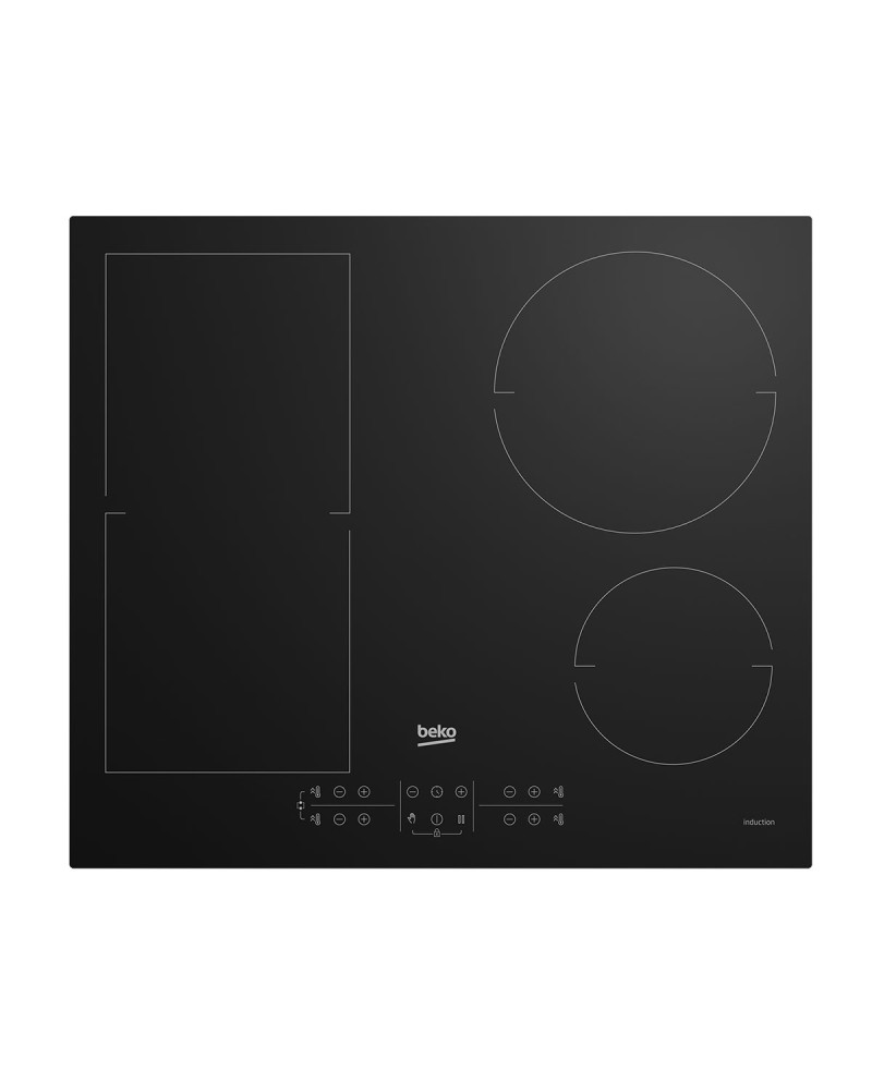 BEKO PLACA INDUÇAO 60CM 2 ZONAS FLEX+ 2 NORM.