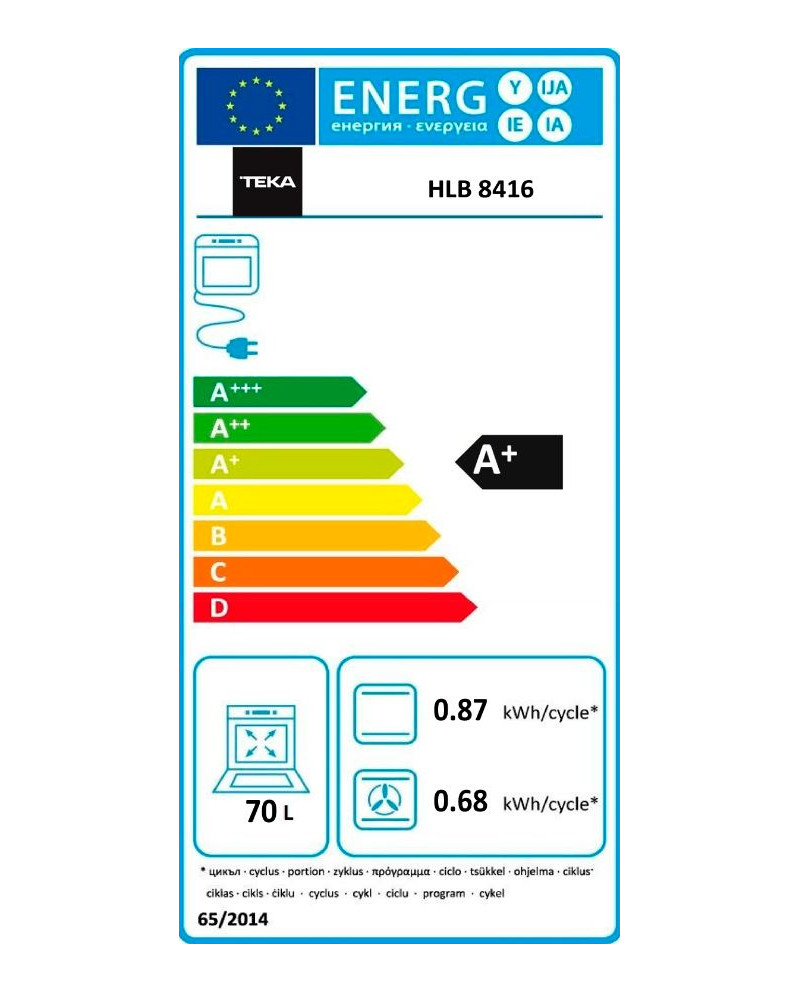 TEKA FORNO MULTIF 70LT AIRFRY VIDRO PRETO A+