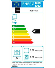 TEKA FORNO MULTIF 70LT AIRFRY VIDRO PRETO A+