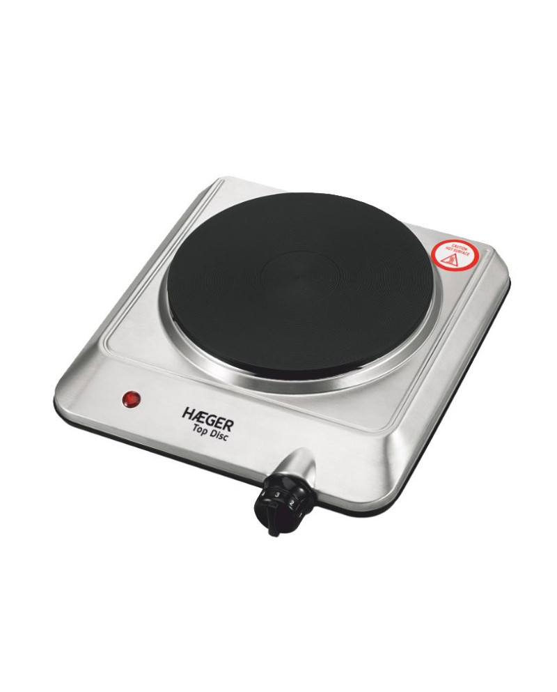 HAEGER PLACA ELETRICA 1 BOCAS 1500W INOX HAEGER PLACA ELETRICA 1 BOCAS 1500W INOX