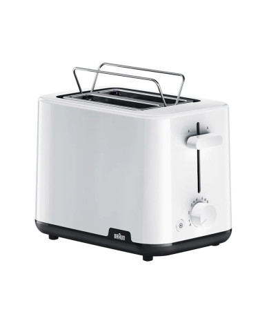 BRAUN TORRADEIRA 900W 2 FENDA BANDEJA MIGALHAS BRANCA BRAUN TORRADEIRA 900W 2 FENDA BANDEJA MIGALHAS BRANCA