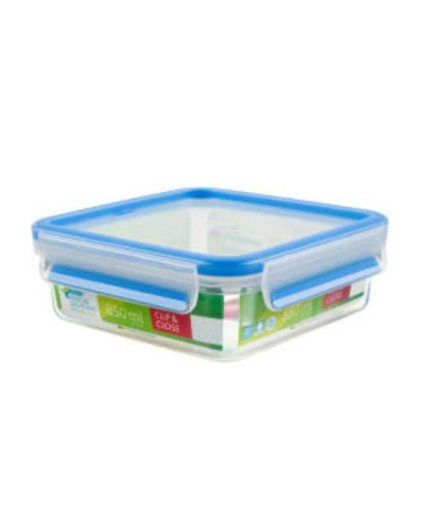 TEFAL CLIP & CLOSE PLASTICO QUADRADA 0.85L TEFAL CLIP & CLOSE PLASTICO QUADRADA 0.85L