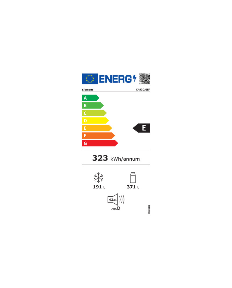 SIEMENS SIDE BY SIDE 1,78x090,8X70,7MT DA NF INOXDOOR (E)