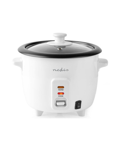 NEDIS PANELA COZER ARROZ CAPACIDADE 0,6LT 300W NEDIS PANELA COZER ARROZ CAPACIDADE 0,6LT 300W