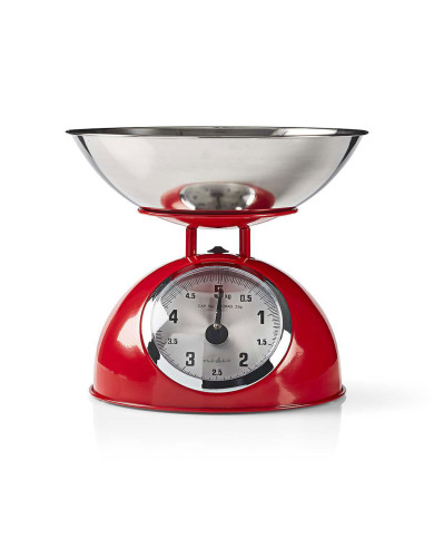 NEDIS BALANÇA COZINHA MAX 5KG VERMELHA NEDIS BALANÇA COZINHA MAX 5KG VERMELHA