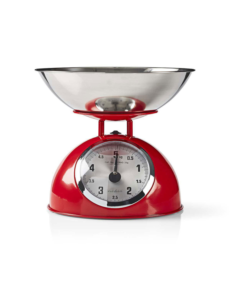 NEDIS BALANÇA COZINHA MAX 5KG VERMELHA NEDIS BALANÇA COZINHA MAX 5KG VERMELHA