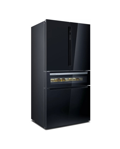 SIEMENS COMBINADO 1,83X90.6X73.6MT 572LT NF VIDRO PRETO (E)