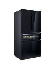 SIEMENS COMBINADO 1,83X90.6X73.6MT 572LT NF VIDRO PRETO (E)