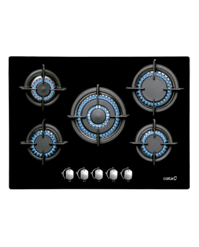 CATA PLACA CRISTALGAS 70CM 5GAS NAT