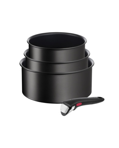 TEFAL 3CAÇAROLAS INGENIO UNLIMITED INDUÇAO 16/18/20CM + PEGA TEFAL 3CAÇAROLAS INGENIO UNLIMITED INDUÇAO 16/18/20CM + PEGA