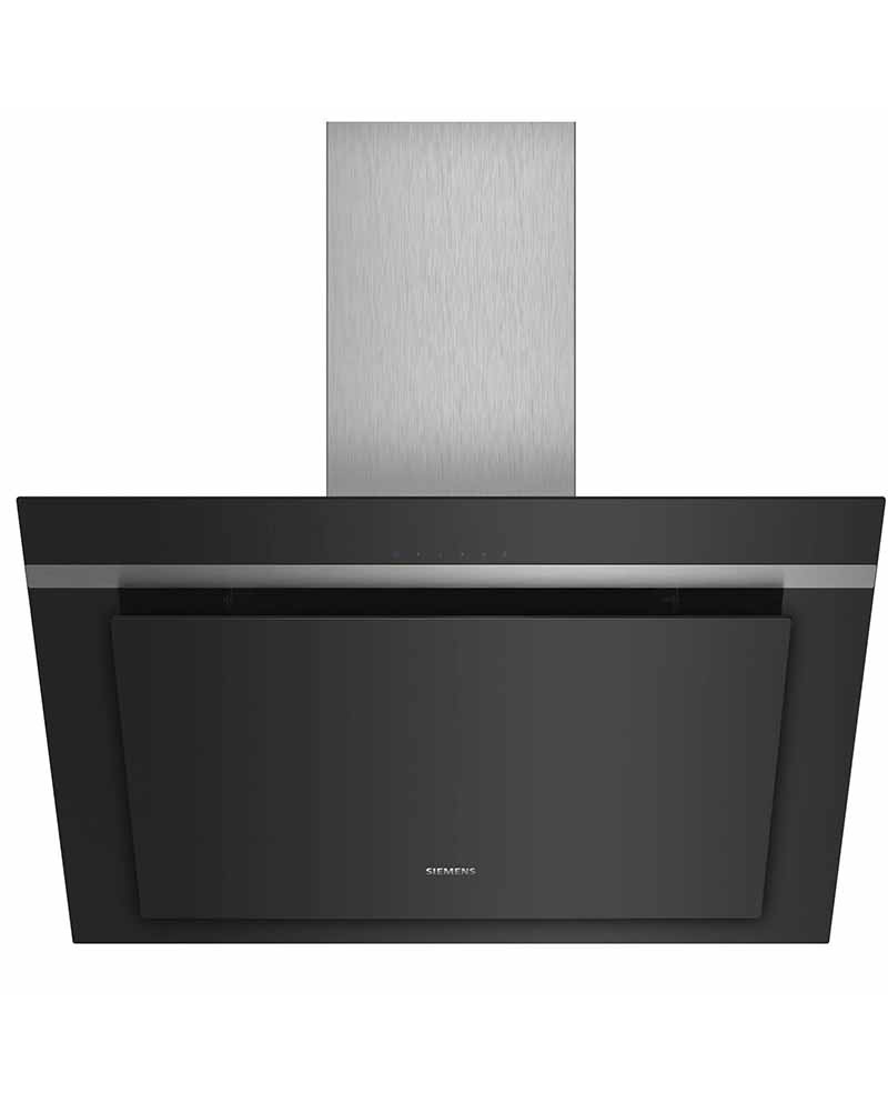 SIEMENS CHAMINE 80CM 420/680M3/H VIDRO PRETO B