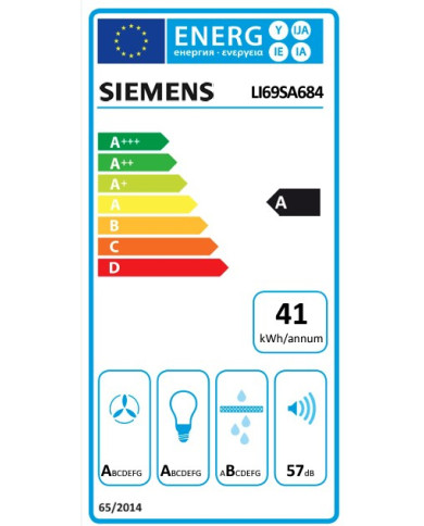 SIEMENS EXAUSTOR 60CM MOTOR IQDRIVE 500/935m3/h SIEMENS EXAUSTOR 60CM MOTOR IQDRIVE 500/935m3/h