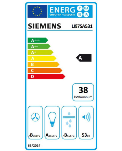 SIEMENS EXAUSTOR 90CM EXTRAÇAO MAX 397/729M3/H PRATEADO A SIEMENS EXAUSTOR 90CM EXTRAÇAO MAX 397/729M3/H PRATEADO A