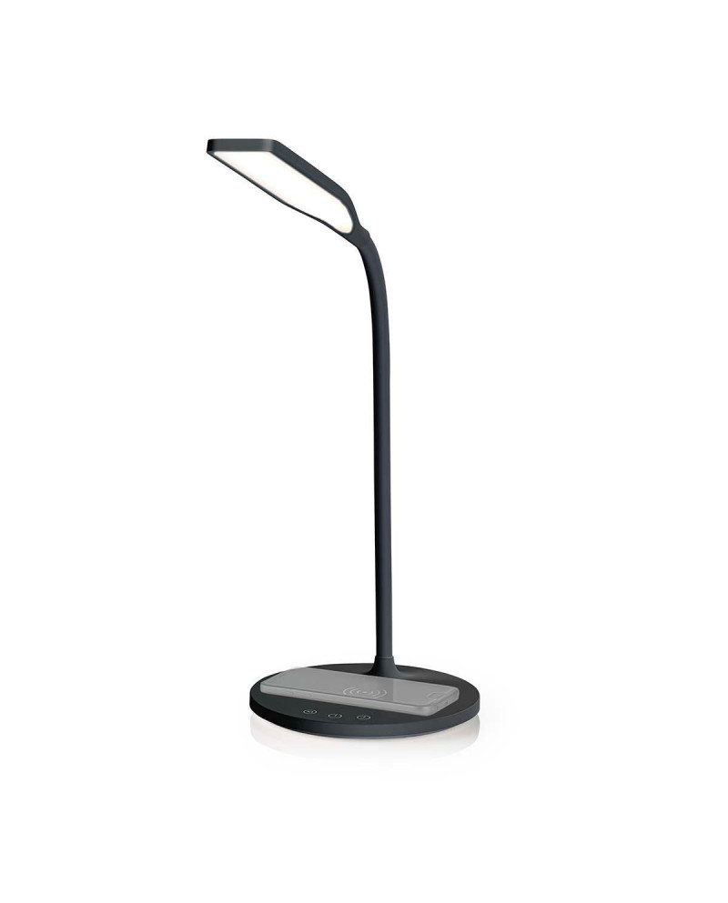 NEDIS LAMPADA MESA LED S/FIO C/CARREGADOR 10W PRETO G NEDIS LAMPADA MESA LED S/FIO C/CARREGADOR 10W PRETO G