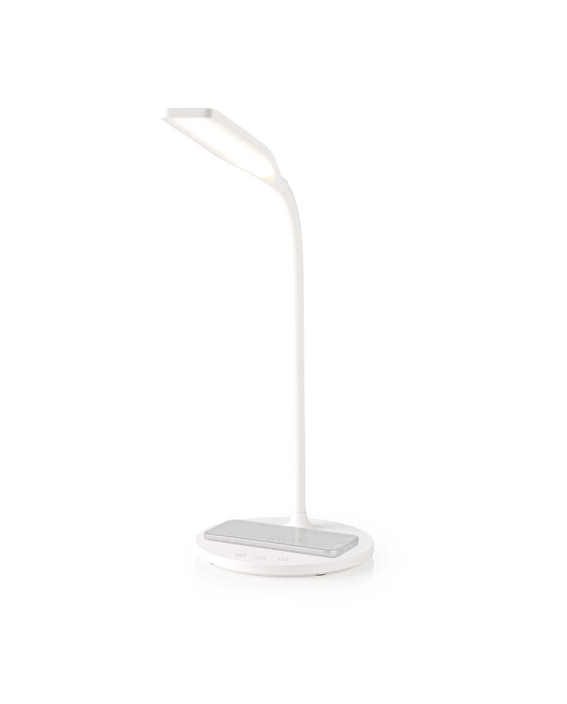 NEDIS LAMPADA MESA LED S/FIO C/CARREG 10W BRANCO G