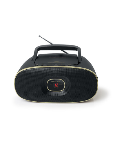 MUSE RADIO PORTATIL C/CD RADIO MW/FM 230V PRETO MUSE RADIO PORTATIL C/CD RADIO MW/FM 230V PRETO