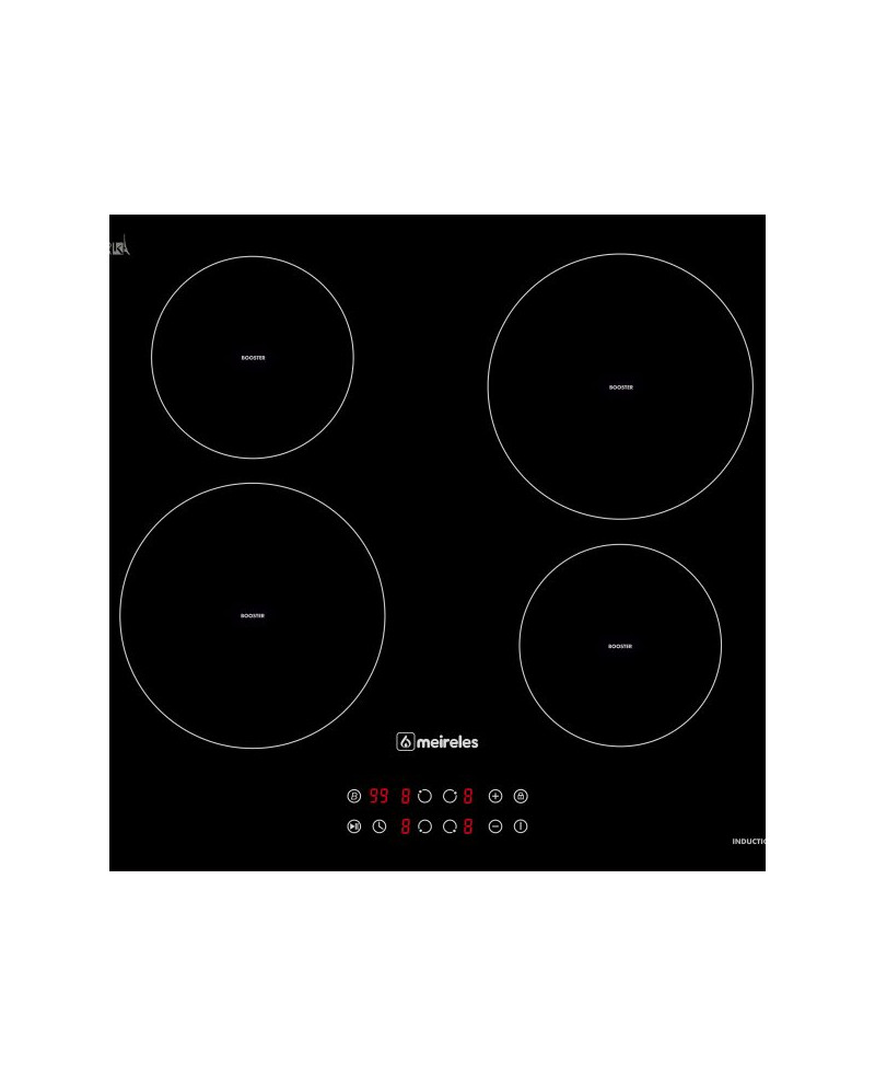 MEIRELES PLACA INDUÇAO 60CM 4 ZONAS TOUCH CONTROL