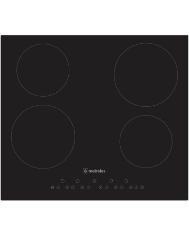 MEIRELES PLACA VITRO 60CM 4 ZONAS HI-SPEED SEM MOLDURA MEIRELES PLACA VITRO 60CM 4 ZONAS HI-SPEED SEM MOLDURA