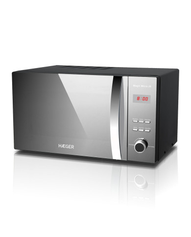 HAEGER MICROONDAS 26LT 800W DIGITAL SILVER
