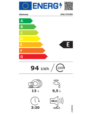 SIEMENS MAQUINA LOUÇA ENCASTRE TOTAL 5PROG (E)
