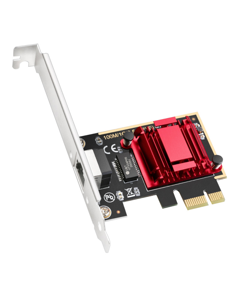 CUDY ADAPTADOR DE REDE PCI EXPRESS DE 2,5 Gbps