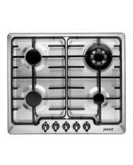 JUNEX PLACA 4G INOX GAS NAT C/INJ.GAS BUT JUNEX PLACA 4G INOX GAS NAT C/INJ.GAS BUT