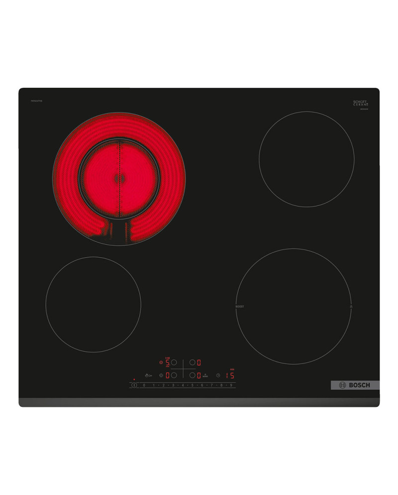 BOSCH PLACA VITRO 60CM 4 ZONAS