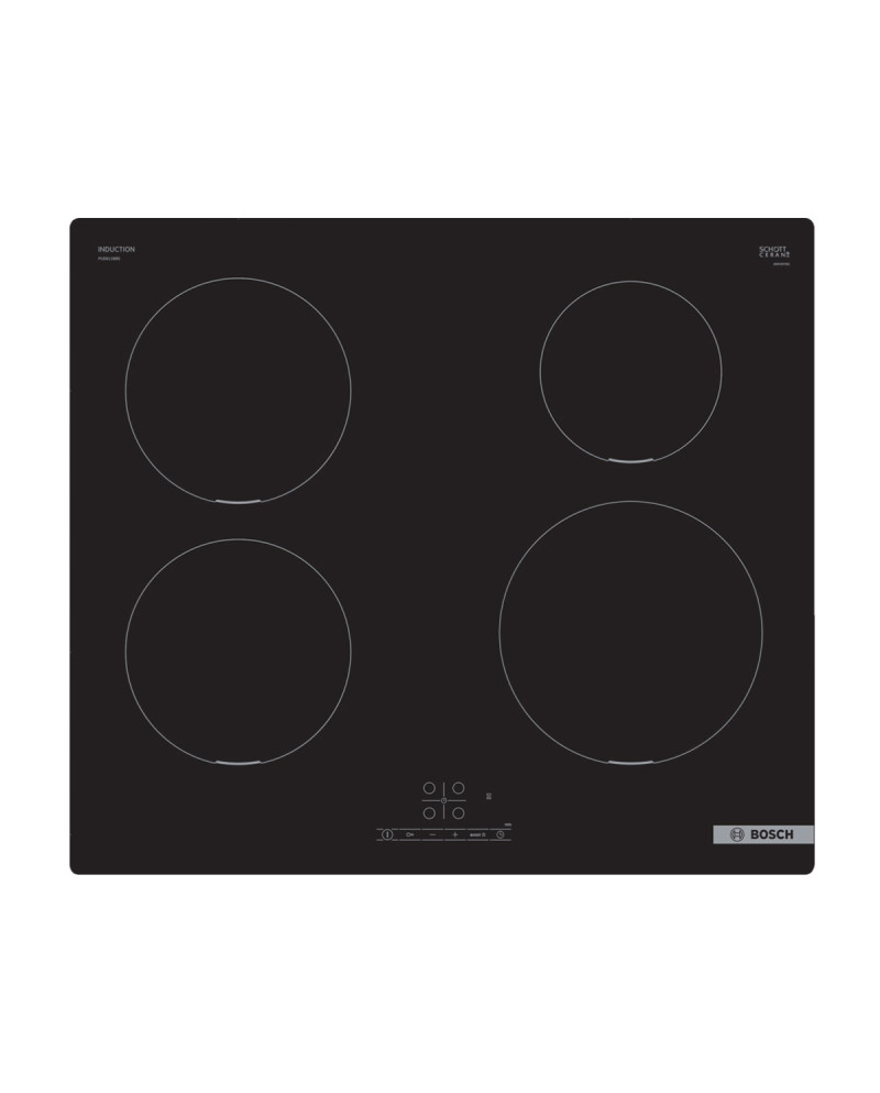 BOSCH PLACA INDUÇAO 4 ZONAS BISELADA