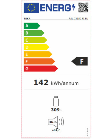 TEKA FRIGORIFICO 1PT INTEG 1,775MT 309LT (E) TEKA FRIGORIFICO 1PT INTEG 1,775MT 309LT (E)