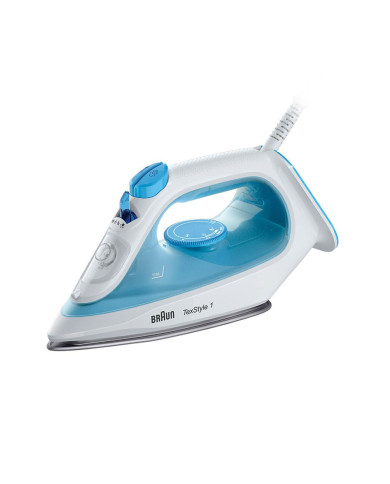 BRAUN FERRO VAPOR 2000W BASE SUPER CERAMICA 3D VAPOR AZUL BRAUN FERRO VAPOR 2000W BASE SUPER CERAMICA 3D VAPOR AZUL