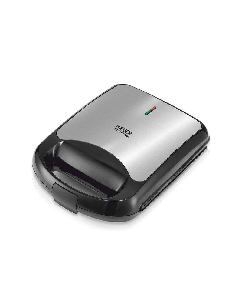 HAEGER SANDWICHEIRA 750W PLACA 23,4X23,4CM CORPO INOX HAEGER SANDWICHEIRA 750W PLACA 23,4X23,4CM CORPO INOX