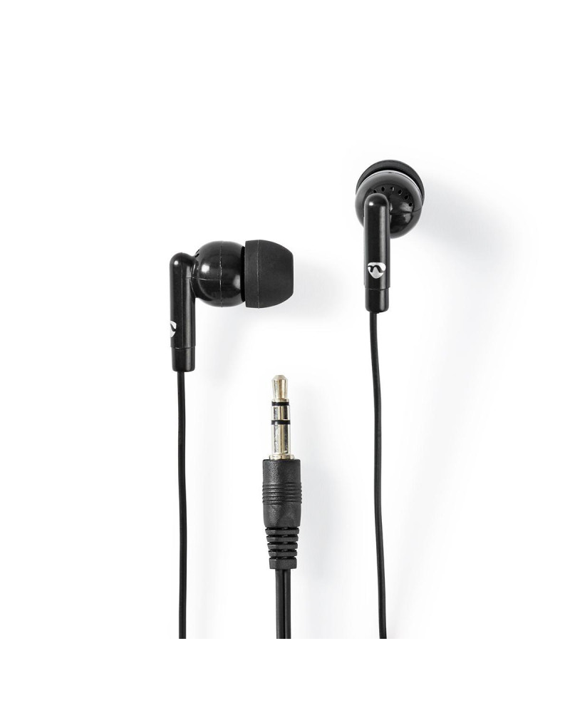 NEDIS AURICULARES 3.5MM PRETOS