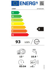 CANDY MAQUINA LOUÇA INTEG TOTAL 5PROG 13TALHERES (E) CANDY MAQUINA LOUÇA INTEG TOTAL 5PROG 13TALHERES (E)