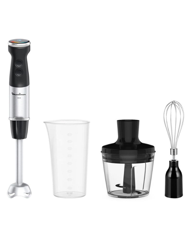 MOULINEX VARINHA 1000W 20VELOC+TURBO PE INOX C/PICADOR + BAT MOULINEX VARINHA 1000W 20VELOC+TURBO PE INOX C/PICADOR + BAT