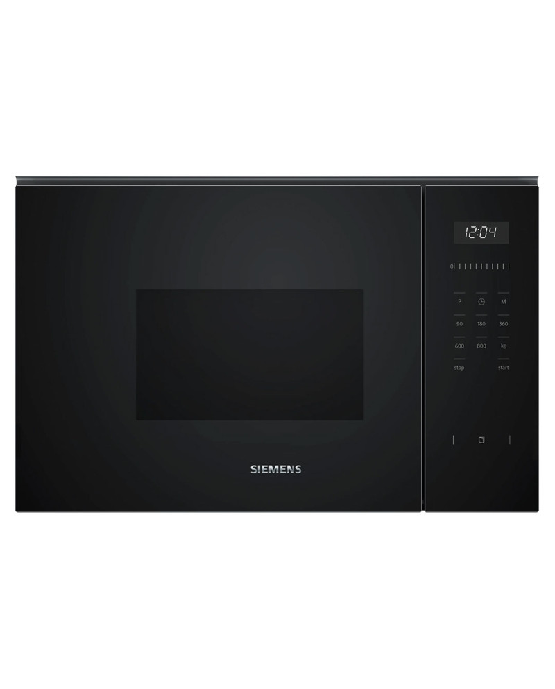 SIEMENS MICROONDAS INTEG 20LT VIDRO PRETO