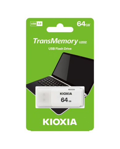 KIOXIA PEN DRIVE 64GB USB 2.0 U202 BRANCO KIOXIA PEN DRIVE 64GB USB 2.0 U202 BRANCO