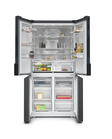 SIEMENS SIDE BY SIDE 4PT 1830X910X731MT 574LT NF DA BKIX (E