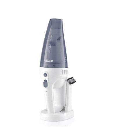 HAEGER MINI ASPIRADOR BULLET PLUS 40W CINZA HAEGER MINI ASPIRADOR BULLET PLUS 40W CINZA