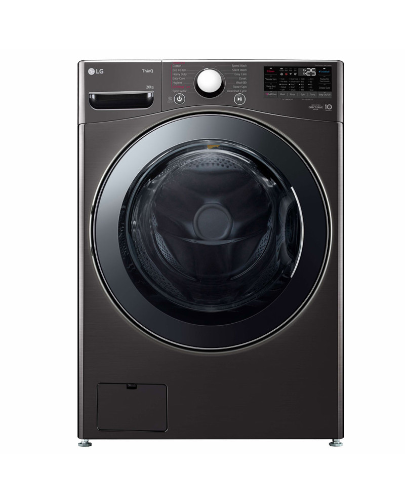 LG MAQUINA ROUPA 20KG 1000RT INVERTER DD BLACK (B)