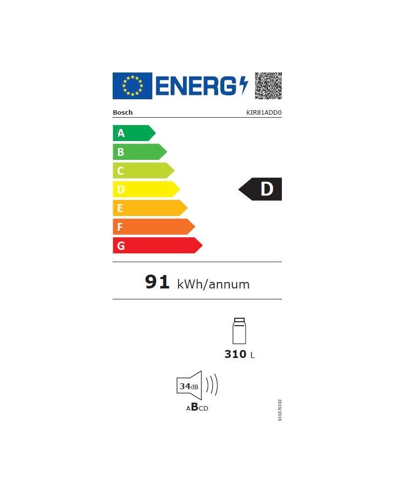 BOSCH FRIGORIFICO INTEG 1,772X0,558X0,548MT (D)