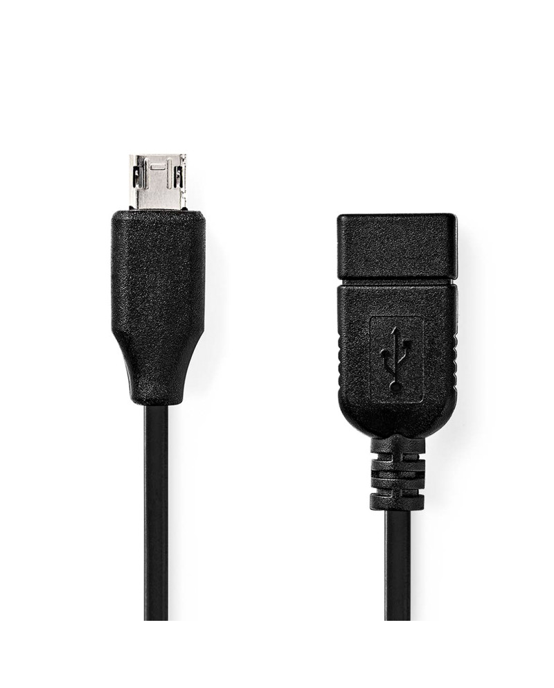 NEDIS CABO MICRO B MACHO P/ A FEMEA USB 2.0