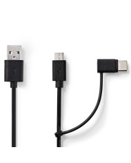 NEDIS CABO USB 2.0 2 EM 1