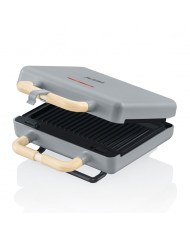 FLAMA SANDWICHEIRA PLACAS GRILL 800W BRANCA FLAMA SANDWICHEIRA PLACAS GRILL 800W BRANCA
