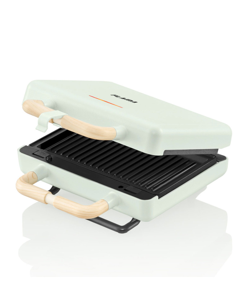 FLAMA SANDWICHEIRA PLACAS GRILL 800W VERDE FLAMA SANDWICHEIRA PLACAS GRILL 800W VERDE