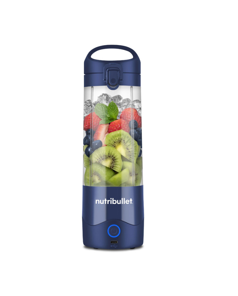 NUTRIBULLET LIQUIDIFICADORA LEVE E PORTATIL 475ML BAT AZUL