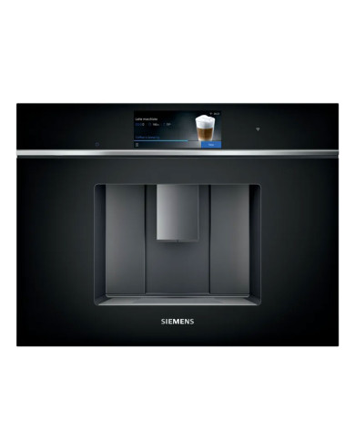 SIEMENS MAQUINA CAFE INTEGRAR 45CM VIDRO PRETO SIEMENS MAQUINA CAFE INTEGRAR 45CM VIDRO PRETO